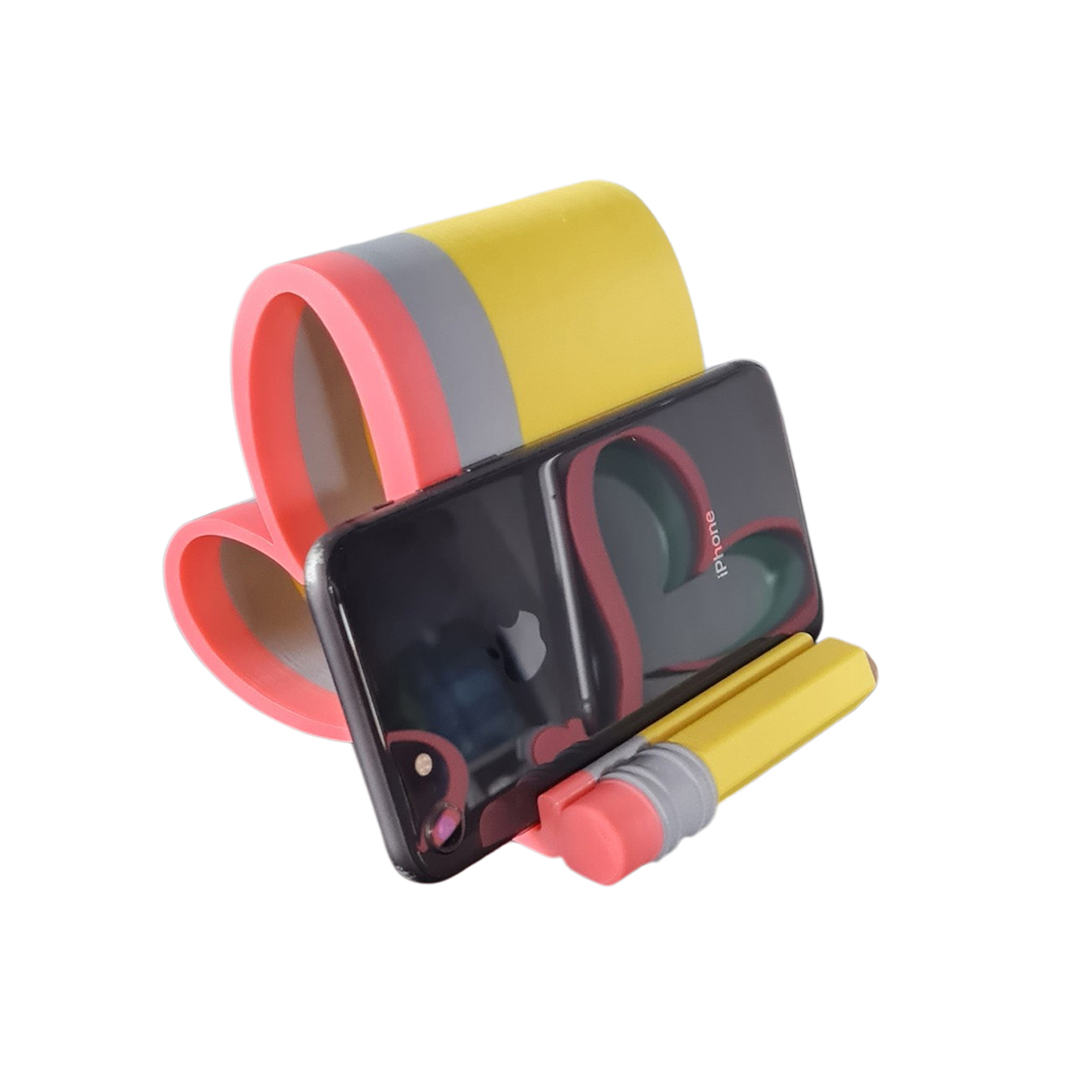 Soporte de Celular Corazón Amarillo - Imagen 7