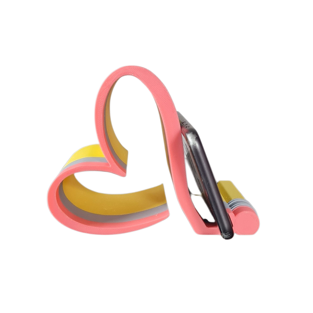 Soporte de Celular Corazón Amarillo - Imagen 9